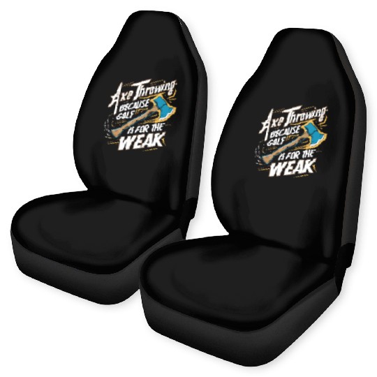 Axe Throwing Enthusiasts Championship Precision Car Seat Covers
