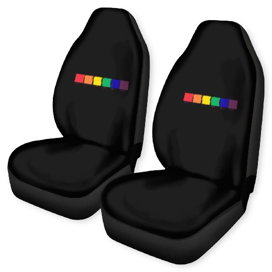 LGBT COLOR PANTONE PALLETE GAY COMMUNITY DESIGN Car Seat Covers