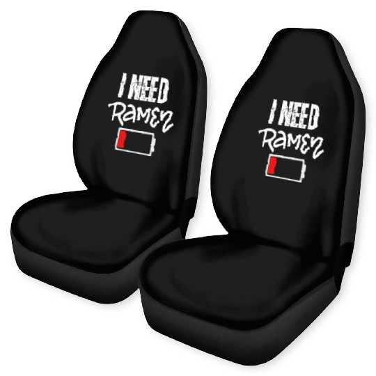 I Need Ramen Japan Funny Noodle Ramen Car Seat Covers