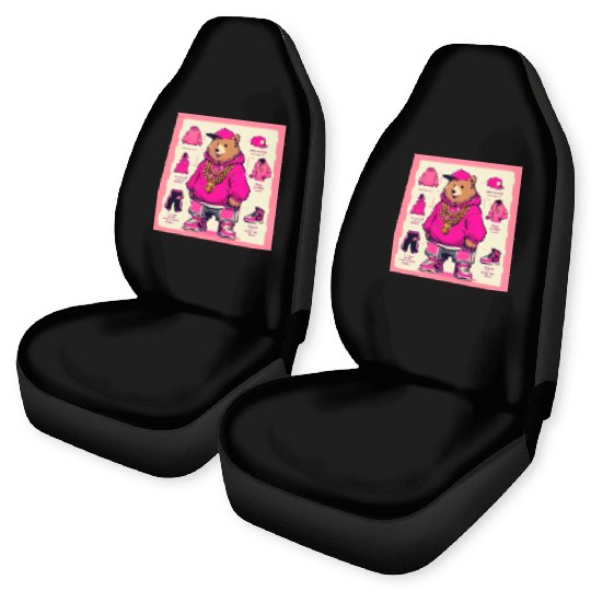 Hip Hop Bear Car Seat Covers