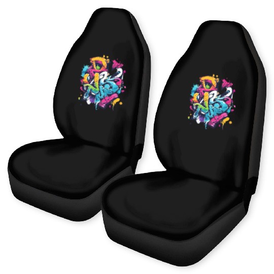 cool winter graffiti Car Seat Covers