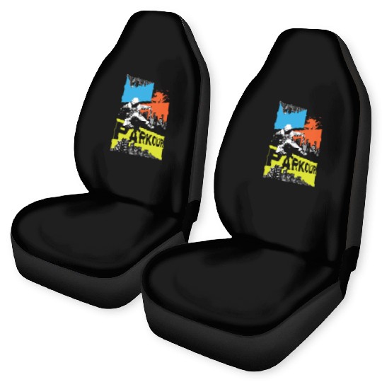 Freerunning Running Freestyle Athlete Car Seat Covers
