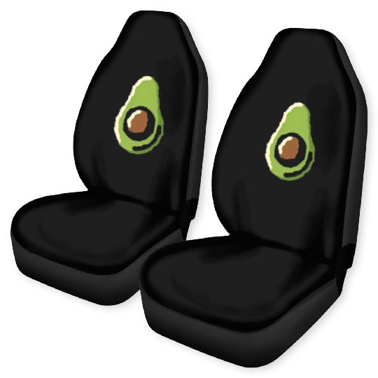 Avocado minimalist avocados design food art Car Seat Covers