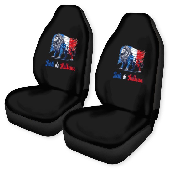 The pride of Mulhouse flag design Car Seat Covers