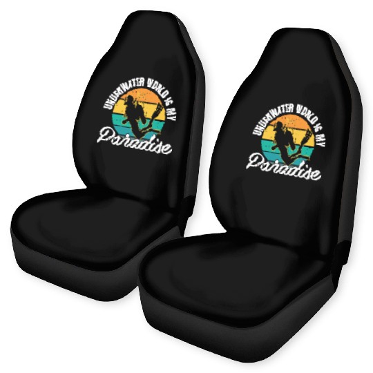 Underwater World Is My Paradise Car Seat Covers