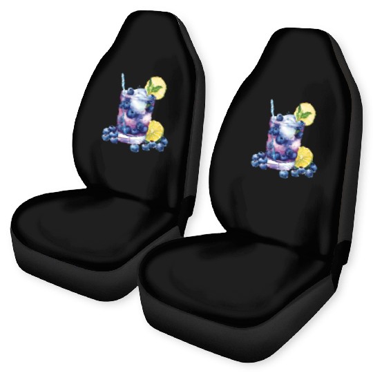 Blueberry Lemon Cocktail Car Seat Covers