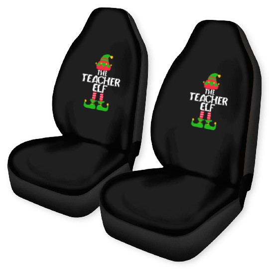 The Teacher Elf Christmas Car Seat Covers