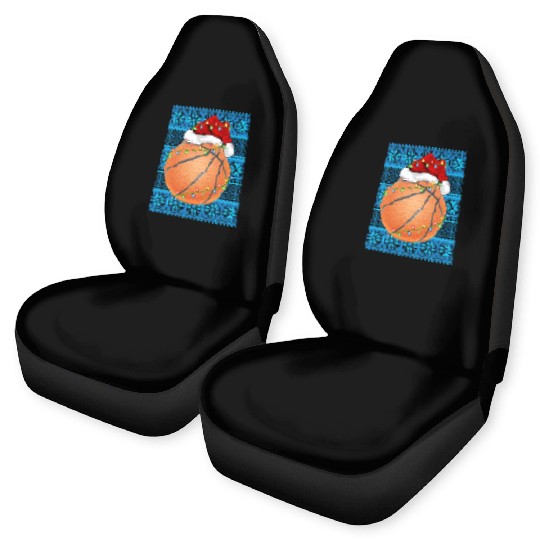 Basketball Christmas Lights Car Seat Covers