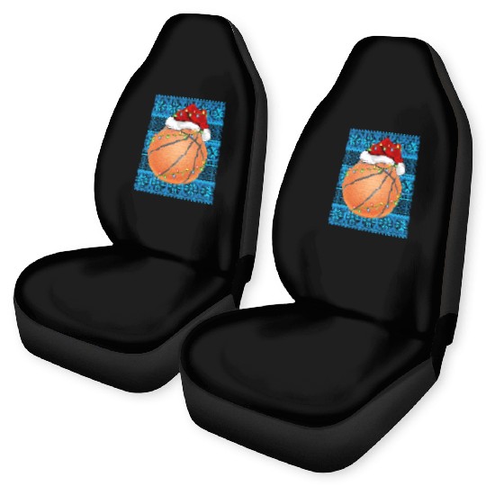 Basketball Christmas Lights Car Seat Covers