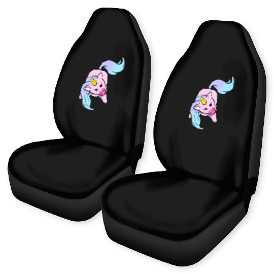 Chibi Unicorn Car Seat Covers