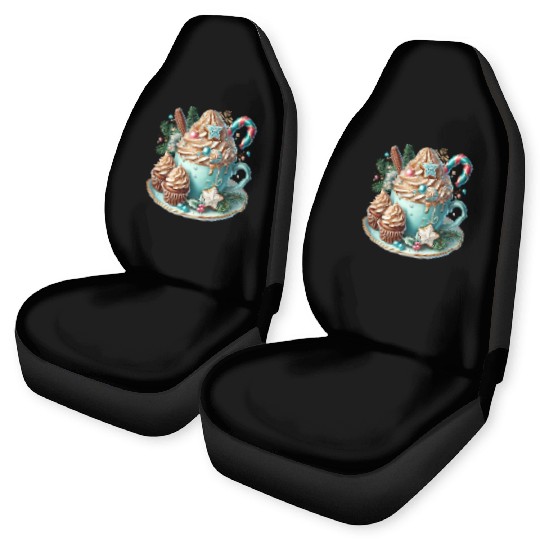 Christmas ice cream, Coquette Chistmas Car Seat Covers