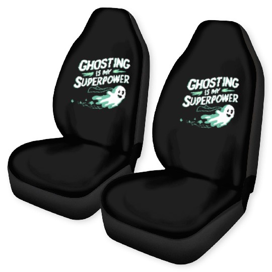 Paranormal Comedy Funny Ghost Humor Lighthearted Car Seat Covers
