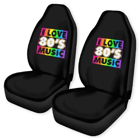 Retro 80s Style design – Perfect for Nostalgia Fa Car Seat Covers