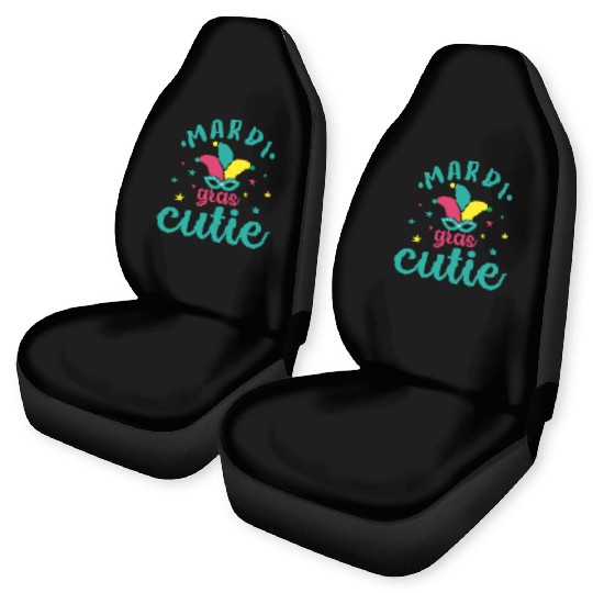 Mardi Gras Cutie festival Car Seat Covers