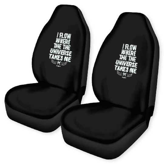 Pisces Zodiac: I Flow Where The Universe Takes Me Car Seat Covers