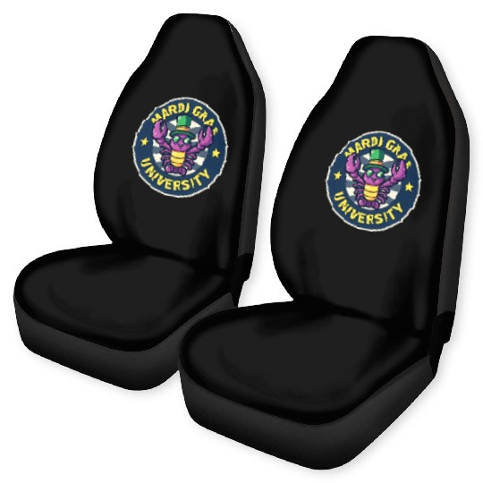 Mardi Gras University Crawfish Men's Mardi Gras Car Seat Covers