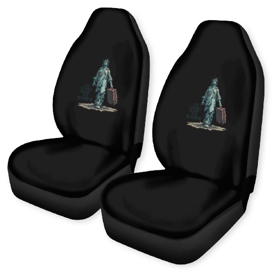 Funny Statue of Liberty USA America Sarcasm Car Seat Covers