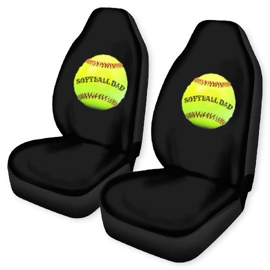 Softball Dad Car Seat Covers