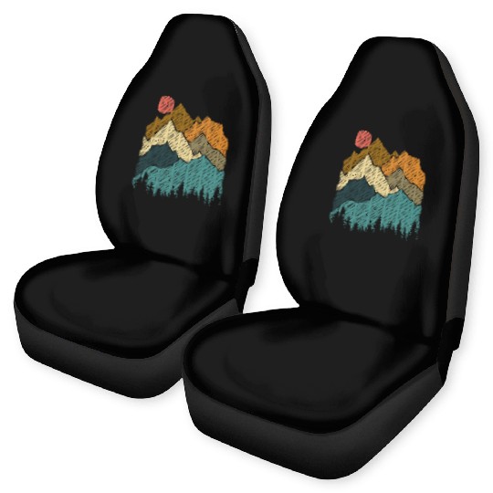 Vintage Wilderness Car Seat Covers