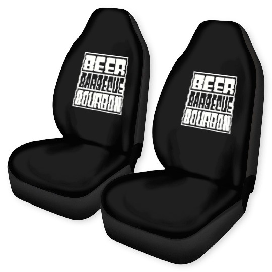 Beer Barbeque Bourbon Car Seat Covers