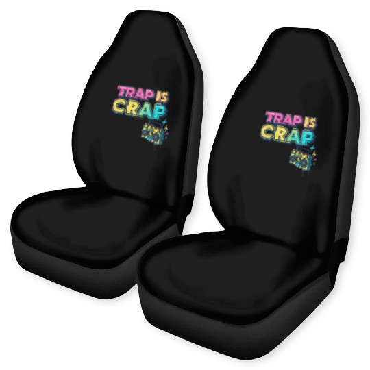"Trap Is Crap" Graffiti Hip-Hop Car Seat Covers