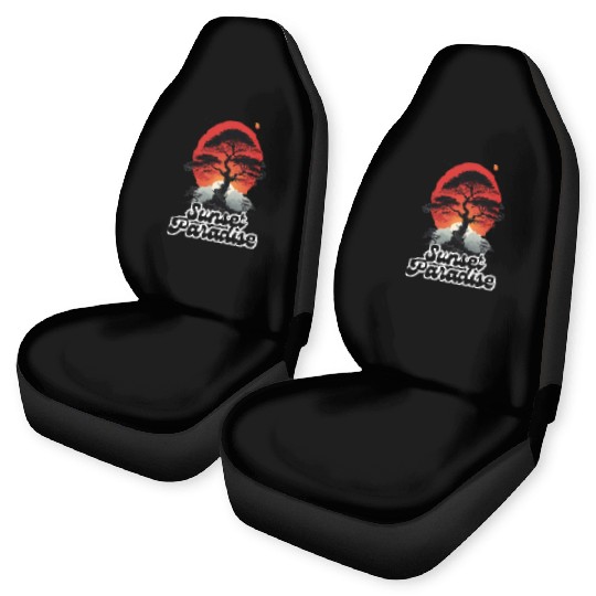 sunset paradise Car Seat Covers