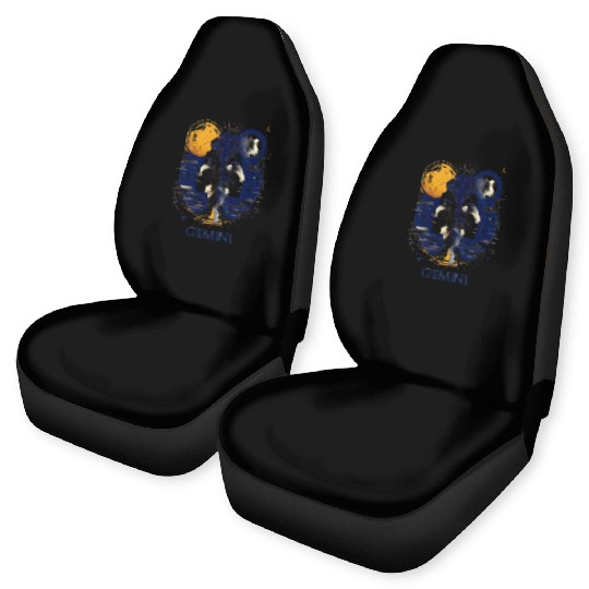 Zodiac Card Gemini Car Seat Covers