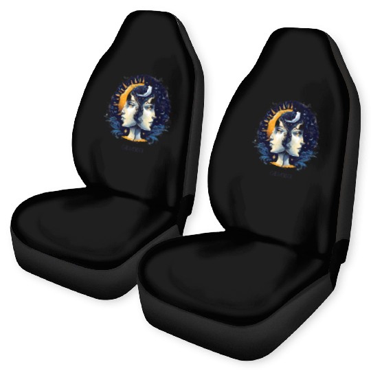 Zodiac Card Gemini Car Seat Covers