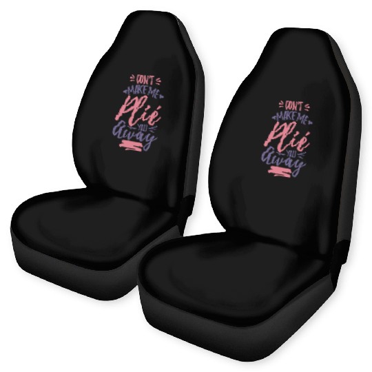 Funny Ballet Joke Car Seat Covers