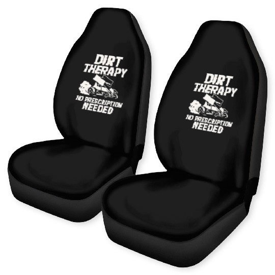 Sprint Car Racing Dirt Track Speed Oval Race Car Seat Covers