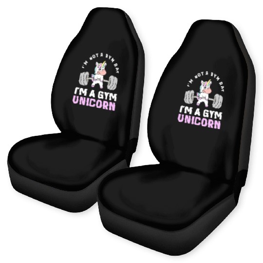 Workout Gym Unicorn Car Seat Covers