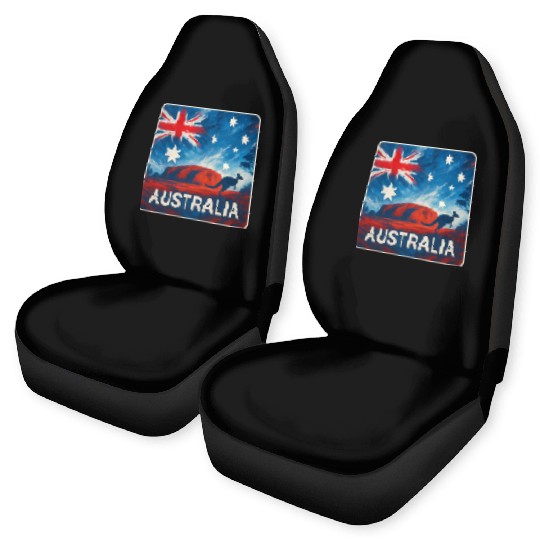 Australia Outback Design Car Seat Covers