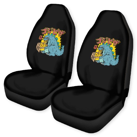 Kaiju Pizza Cravings Car Seat Covers