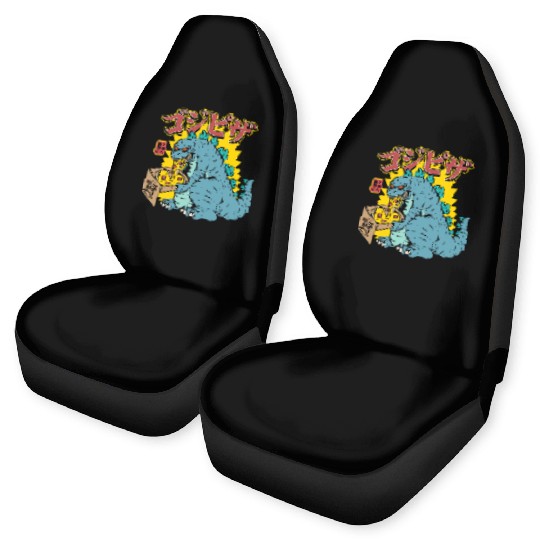 Kaiju Pizza Cravings Car Seat Covers