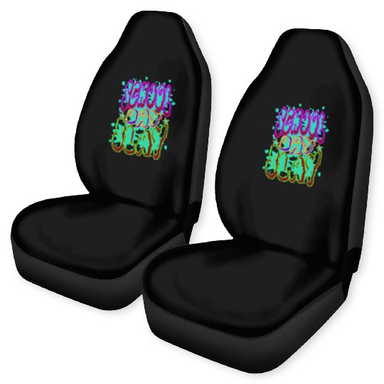 School Day Slay Car Seat Covers