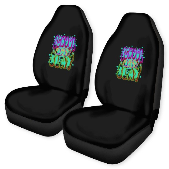 School Day Slay Car Seat Covers