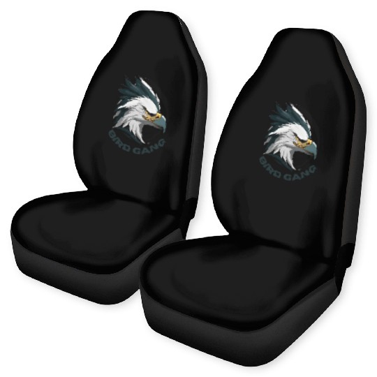 Majestic Eagle Bird Ganging Logo Car Seat Covers