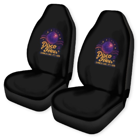 Disco Foiler 1970s Dance Car Seat Covers