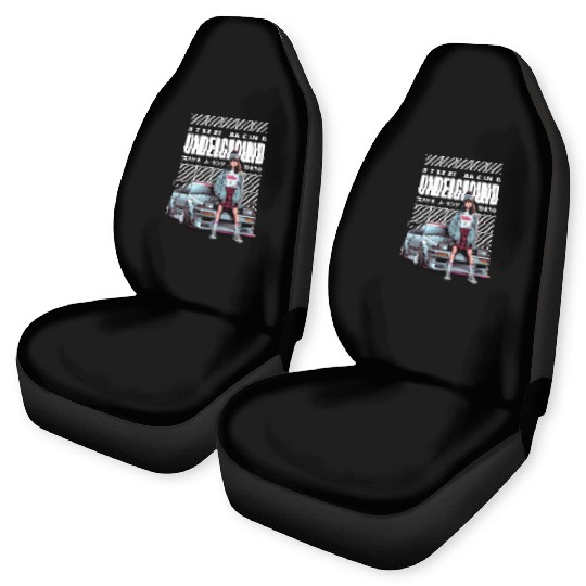 Japanese Underground Street Racing - JDM Car Car Seat Covers