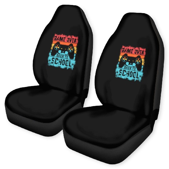 Game Over Back to School Car Seat Covers – Retro Gamer