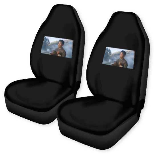 Serene Tea Garden Landscape Design Car Seat Covers