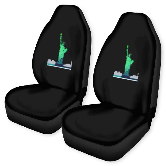 Modern Minimal Statue of Liberty – New York Icon Car Seat Covers