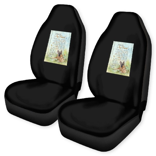 Grateful Pet Friend Prayer Wall Art Car Seat Covers