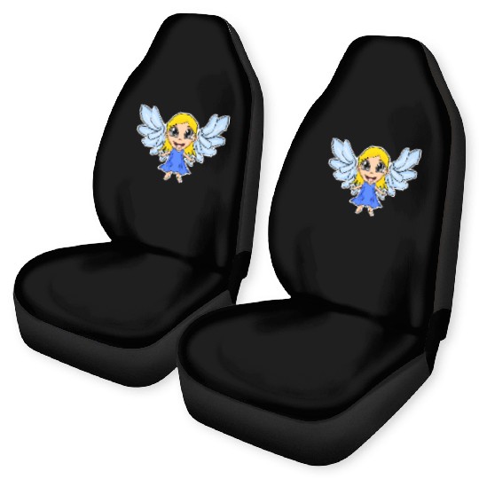 Cute Angel Girl Car Seat Covers