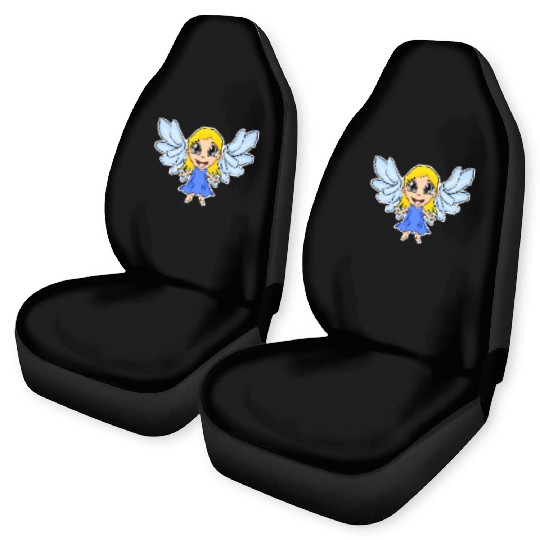 Cute Angel Girl Car Seat Covers