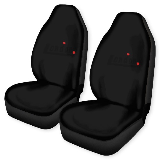london_txt_c2 Car Seat Covers