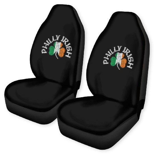 Philly Irish Shamrock Flag Apparel Car Seat Covers