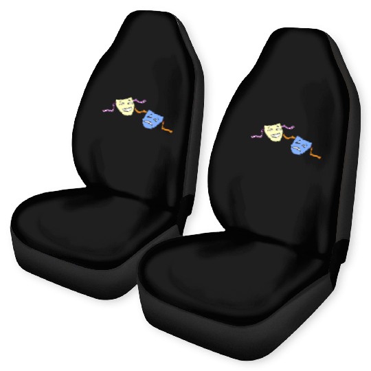 Beagle Bros Comedy Tragedy Car Seat Covers