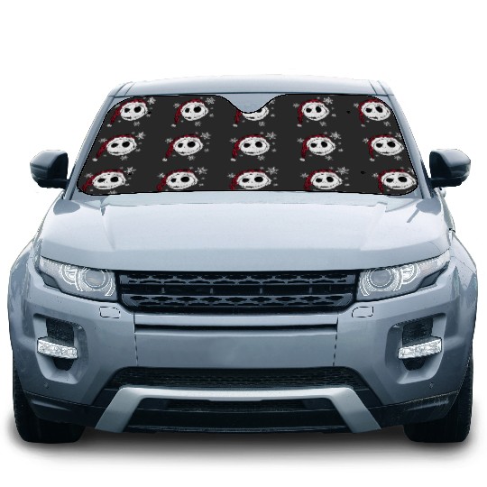 disneys Nightmare Before Christmas Jack Snowflakes Car Sun Shades