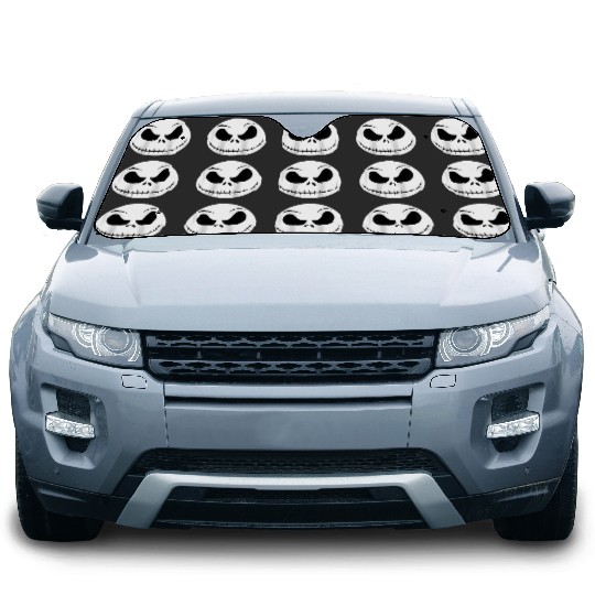 disneys The Nightmare Before Christmas Jack Big Face Raglan Car Sun Shades